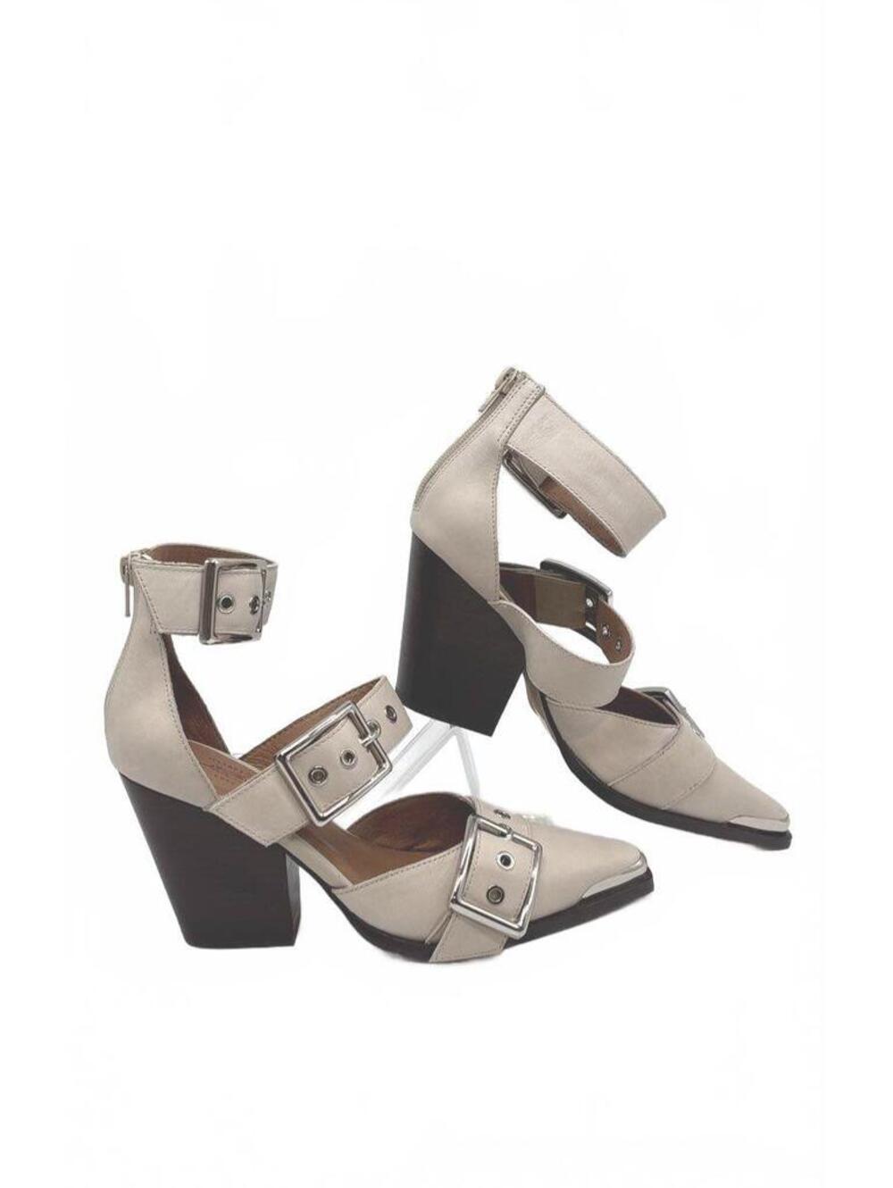 Free People x Jeffrey Campbell Women's Beige High Heels Size 7